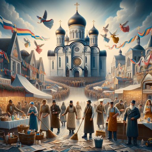 История волонтёрства при храме Архангела Михаила